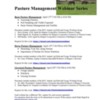 Pasture Management Webinar Series