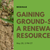 Soil Health Digital Cafe Series: Gaining Ground-Soil as a Renewable Resource