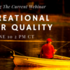 The Current Webinar: Recreational Water Quality