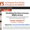 Retrofitting Your Home to Increase Wildfire Survival