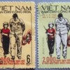 Vietnam propoganda: Stamp celebrating their enemy capture.