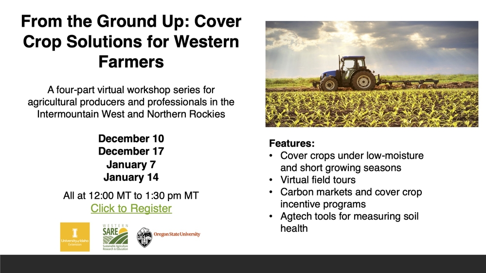 From the Ground Up: Cover Crop Solutions for Western Farmers