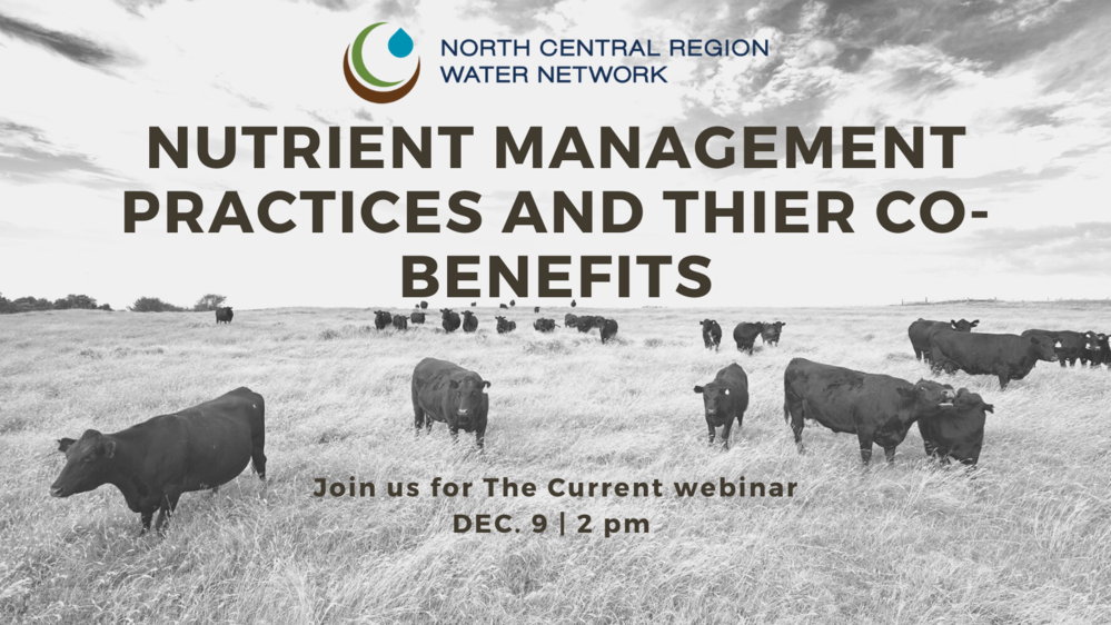The Current Webinar: Nutrient Management Practices and Their Co-benefits