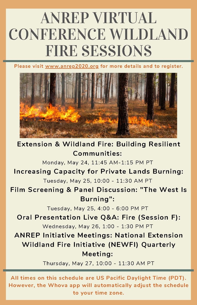 ANREP Conference Fire Sessions