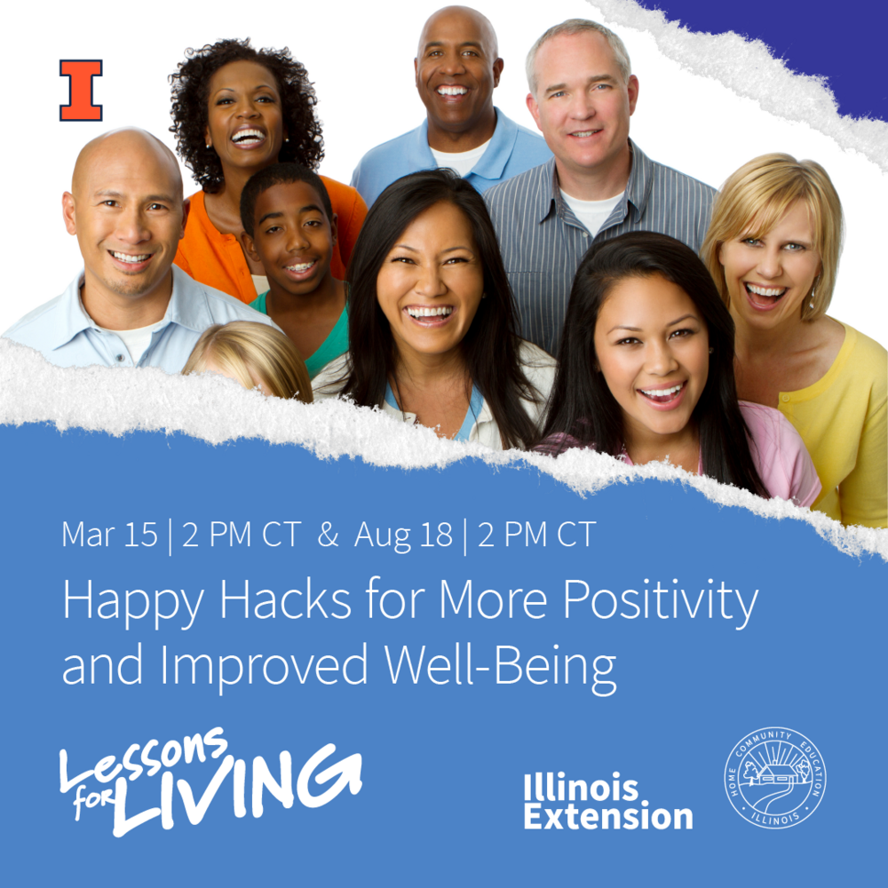 Happy Hacks for More Positivity and Improved Well-Being | August 18 @ 2 PM