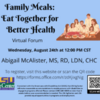 Family Meals: Eat Together for Better Health
