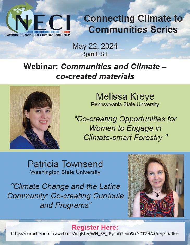 Climate &amp; Communities Webinar: Co-created materials