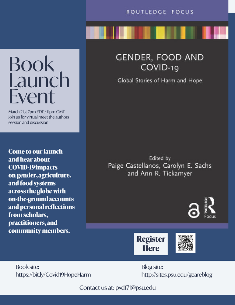 Gender, Food and COVID-19: Global Studies of Harm and Hope